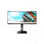 AOC Pro Line CU34P2A 34 Inch VA 3440 x 1440 Ultra WQHD 100Hz MM HA HDMI DP USB LED Monitor Black 8AOCU34P2A