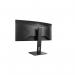 AOC Pro Line CU34P2A 34 Inch VA 3440 x 1440 Ultra WQHD 100Hz MM HA HDMI DP USB LED Monitor Black 8AOCU34P2A