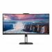 AOC V5 34 Inch 3440 x 1440 Pixels Wide Quad HD VA Panel HDMI DisplayPort USB Hub Monitor 8AOCU34V5CW