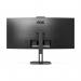 AOC V5 34 Inch 3440 x 1440 Pixels Wide Quad HD VA Panel HDMI DisplayPort USB Hub Monitor 8AOCU34V5CW