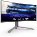 AOC Porsche PD34 34 Inch 3440 x 1440 Pixels Wide Quad HD QD-OLED HDMI DisplayPort USB-C Curved Gaming Monitor 8AOPD34
