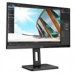 AOC Q24P2Q 23.8 Inch 2560 x 1440 1440p Quad HD 75Hz IPS Async MM HA HDMI VGA DP USB LED Monitor Black 8AOQ24P2Q