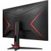 This photo showcases an AOC gaming monitor, featuring a sleek design and a 27 inch Quad HD VA panel. The display offers a resolution of 2560 x 1440 pixels and is equipped with HDMI and DisplayPort ports. AOCs G2 Q27G2E model is perfect for immersive gaming experiences, delivering stunning visuals and smooth gameplay.