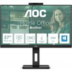 AOC Q27P3CW 27 Inch 2560 x 1440 Pixels Quad HD IPS Panel 75Hz Refresh Rate HDMI DisplayPort USB-C Built-in Webcam Monitor 8AOQ27P3CW