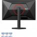 AOC U27G4R 27 Inch 3840 x 2160 Pixels 4K Ultra HD IPS Panel HDMI DisplayPort Gaming Monitor 8AOU27G4R