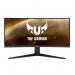 The Asus TUF Gaming VG34VQL1B monitor features a sleek and modern design with a wide 34 inch display size. The 3440 x 1440 pixel resolution provides stunning visuals and the QHD VA panel delivers vibrant colors and sharp details. This monitor also boasts HDR10 technology for lifelike imagery and FreeSync Premium for smooth and tear-free gameplay. With multiple connectivity options including HDMI, DisplayPort, and USB, this monitor offers convenience and versatility. Overall, the Asus TUF Gaming monitor is a powerful and stylish choice for any gaming setup.