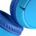 Belkin SoundForm Mini Blue Wireless and Wired Kids Headphones 8BEAUD002BTBL