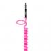 3.5mm Coiled Audio Pink