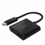 Belkin USB-C to HDMI and Charge Adapter Black 8BEAVC002BTBK