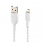 Belkin BoostCharge 2m White Lighting to USB-A Cable 8BECAA001BT2MWH