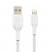 Belkin BoostCharge 2m White Lighting to USB-A Cable 8BECAA001BT2MWH