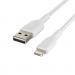 Belkin BoostCharge 2m White Lighting to USB-A Cable 8BECAA001BT2MWH