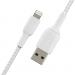 Belkin BoostCharge 15cm White Braided Lightning to USB-A Cable 8BECAA002BT0MWH