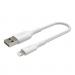 Belkin BoostCharge 15cm White Braided Lightning to USB-A Cable 8BECAA002BT0MWH