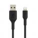 Belkin BoostCharge 1m Black Braided Lightning to USB-A Cable 8BECAA002BT1MBK