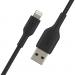 Belkin BoostCharge 1m Black Braided Lightning to USB-A Cable 8BECAA002BT1MBK