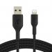 Belkin BoostCharge 1m Black Braided Lightning to USB-A Cable 8BECAA002BT1MBK