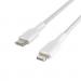 Belkin BoostCharge 1m White Braided Lightning to USB-C Cable 8BECAA004BT1MWH