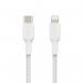 Belkin BoostCharge 1m White Braided Lightning to USB-C Cable 8BECAA004BT1MWH