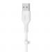 Belkin BoostCharge 2m White Silicon USB-A to Lightning Cable 8BECAA008BT2MWH