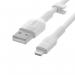 Belkin BoostCharge 2m White Silicon USB-A to Lightning Cable 8BECAA008BT2MWH