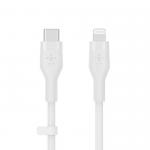 Belkin BoostCharge 2m White Silicon USB-C to Lightning Cable 8BECAA009BT2MWH