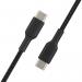 Belkin 1m BoostCharge Black Braided USB-C to USB-C Cable 8BECAB004BT1MBK