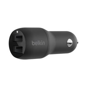 Belkin BoostCharge 24W Dual USB-A Car Charger 8BECCB001BTBK