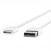 1.8m USB 2.0 USB C to A Cable White