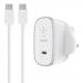 USB C Mains Charger Cable White