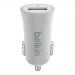 USB Car Charger Silver
