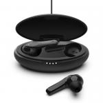 Belkin SoundForm Move True Wireless Black Earbuds with Charging Case 8BEPAC001BTBKGR