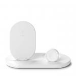 Belkin BoostCharge 3in1 Wireless Pad and Stand for Apple Watch White 8BEWIZ001MYWH