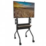 Chief LSCUB Voyager Manual Height Adjustable AV Cart for 50 to 75 Inch Displays 8CFLSCUB