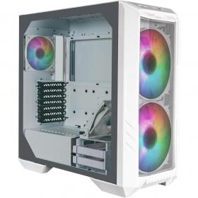 Cooler Master HAF 500 High Airflow ATX Mid-Tower White PC Case 8CL10361145