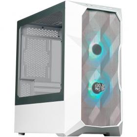Cooler Master TD300 Mesh Mini Tower Tempered Glass White MATX PC Case 8CL10361147
