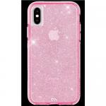 iPhone X XS Sheer Crystal Blush Case