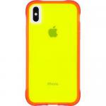 iPhone XS Max Tough Clear Neon Skin Case