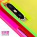 iPhone XS Max Tough Clear Neon Skin Case