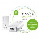 Devolo Magic 2 WiFi Next Starter Kit 2x LAN Pass Thru 2x Plugs Multi User MIMO Technology Plug and Play 8DEV8619
