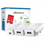 Devolo Mesh WiFi 2 Whole Home WiFi Kit Optimum Mesh Tri Band Additional Gigabit LAN Ports and Power Outlets 8DEV8761