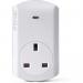 Devolo Home Control Smart Metering Plug White 3000W Time Controlled Activation and Disabling of Connected Devices 8DEV9500