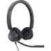 Dell Pro WH3022 USB A Wired Stereo Headset Zoom and Microsoft Teams Certified 8DEWH3022