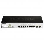 D-Link 8 Port Managed L2 Gigabit Power over Ethernet Network Switch 8DLDGS121008P
