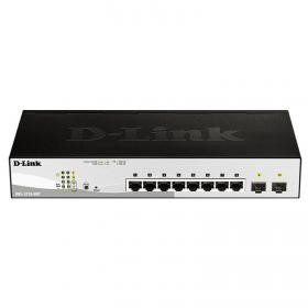 D-Link 8 Port Managed L2 Gigabit Power over Ethernet Network Switch 8DLDGS121008P