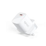 Epico Mini USB C Charger with UK Plug White 8EC10383921