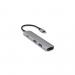 Epico 6 Port 4K HDMI USB-C Hub Grey and Black 8EC10384018