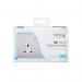 EnerGenie Mi Home Style Double Socket Outlets Chrome 8ENMIHO022