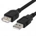USB 3.0 A A extension cord Black 2m