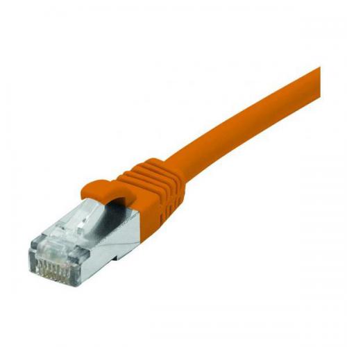 Cheap Stationery Supply of EXC RJ45 Cat.6A Snagless Orange 3 Metre Cable 8EXC854336 Office Statationery